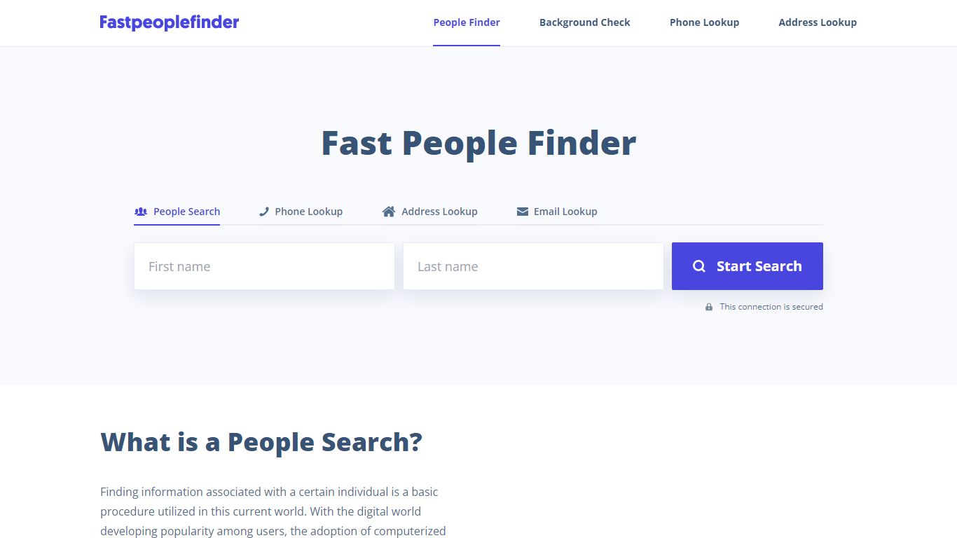 People Search - Find People Online | Fast People Finder